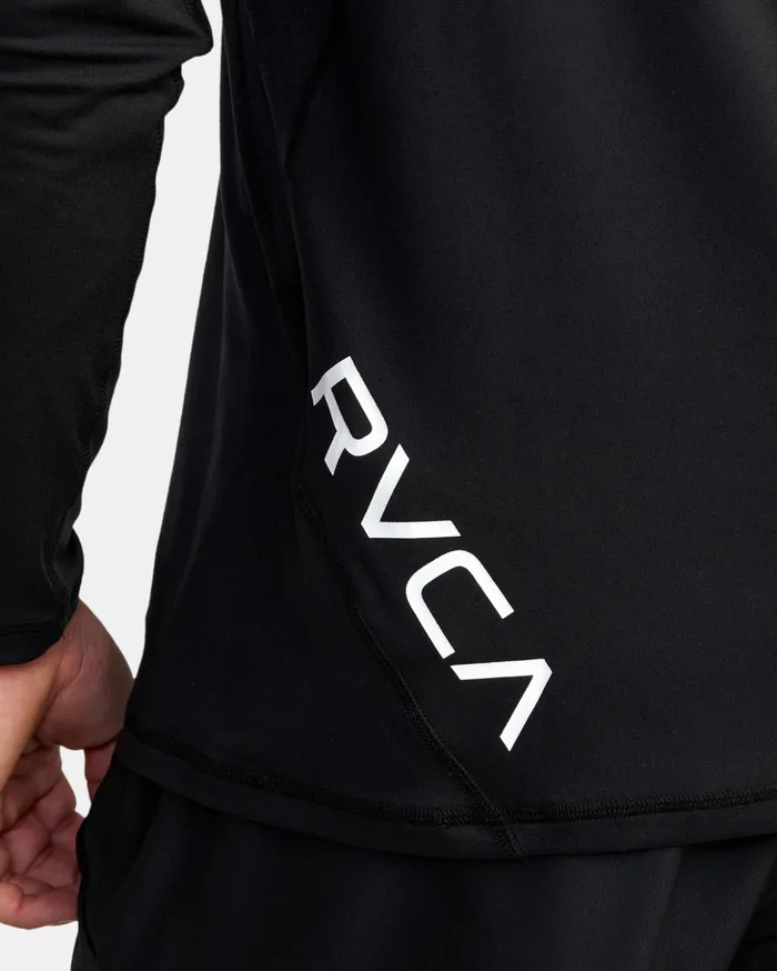 RVCA Hoodies Sweatshirts Sport Vent Technical Hooded Top Black 8211 Men
