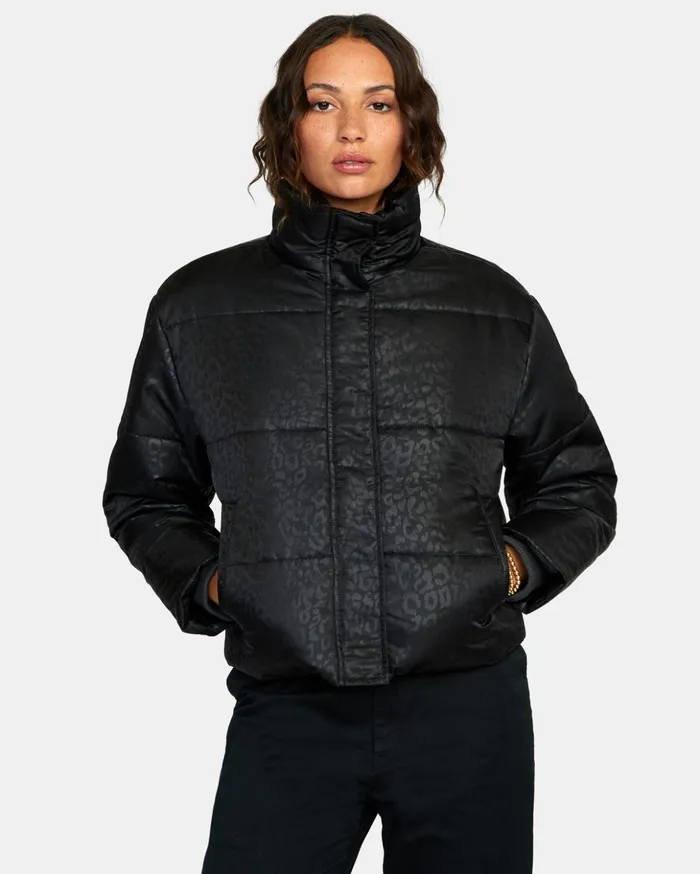 RVCA Jackets Eezeh Puffer JACKET Black 8211 Women
