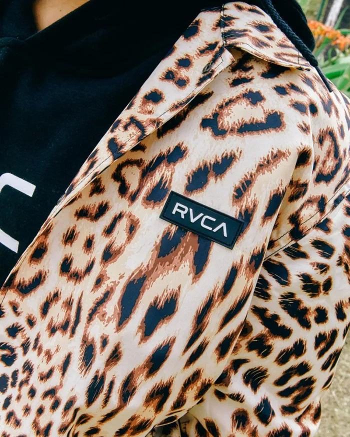 RVCA Jackets Elemental Coaches Jacket Light Brown 8211 Women
