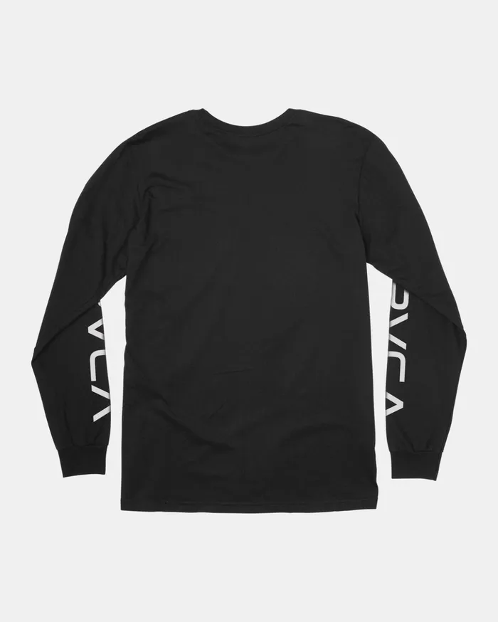 RVCA Long Sleeves RVCA 2X Long Sleeve Tee Black 8211 Men