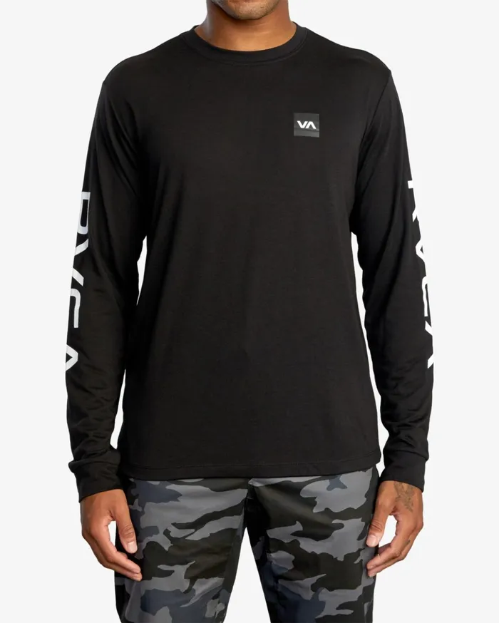 RVCA Long Sleeves RVCA 2X Long Sleeve Tee Black 8211 Men