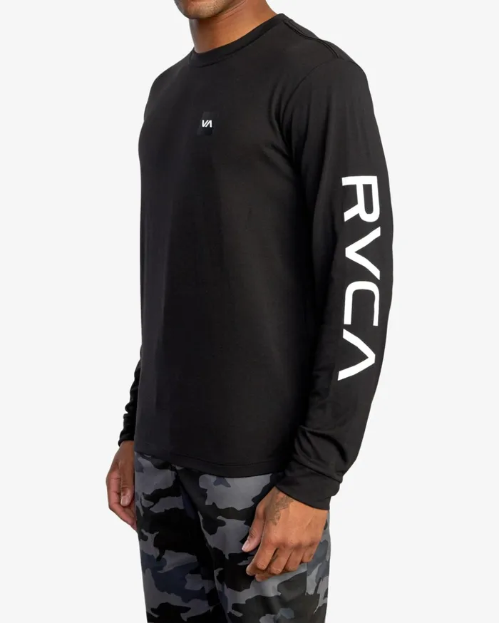 RVCA Long Sleeves RVCA 2X Long Sleeve Tee Black 8211 Men