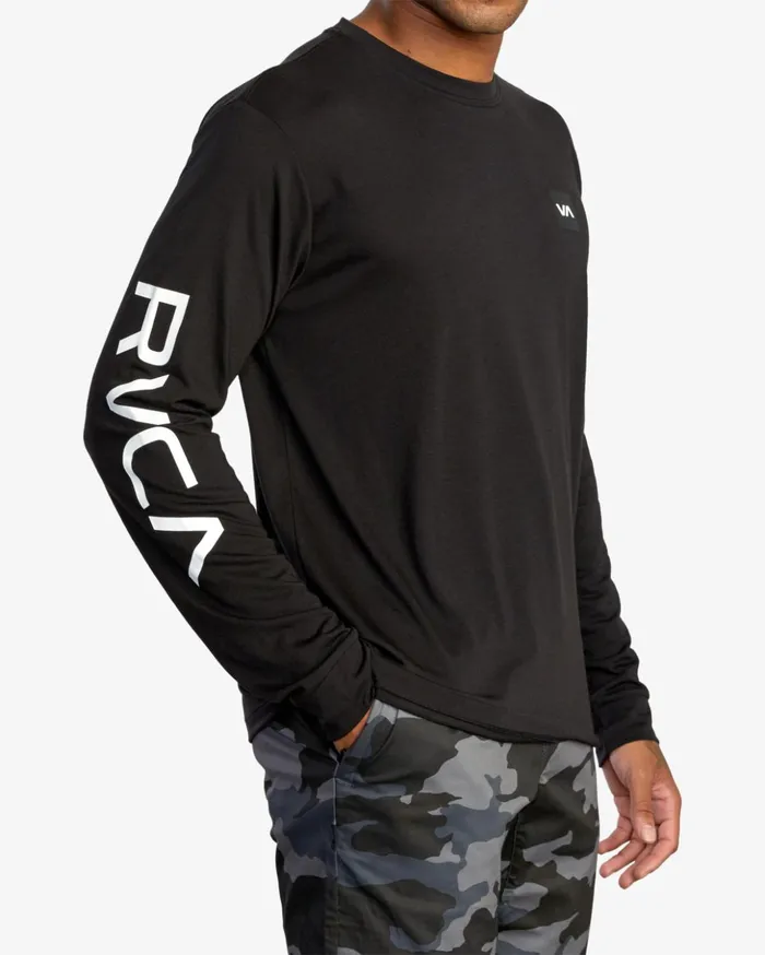 RVCA Long Sleeves RVCA 2X Long Sleeve Tee Black 8211 Men