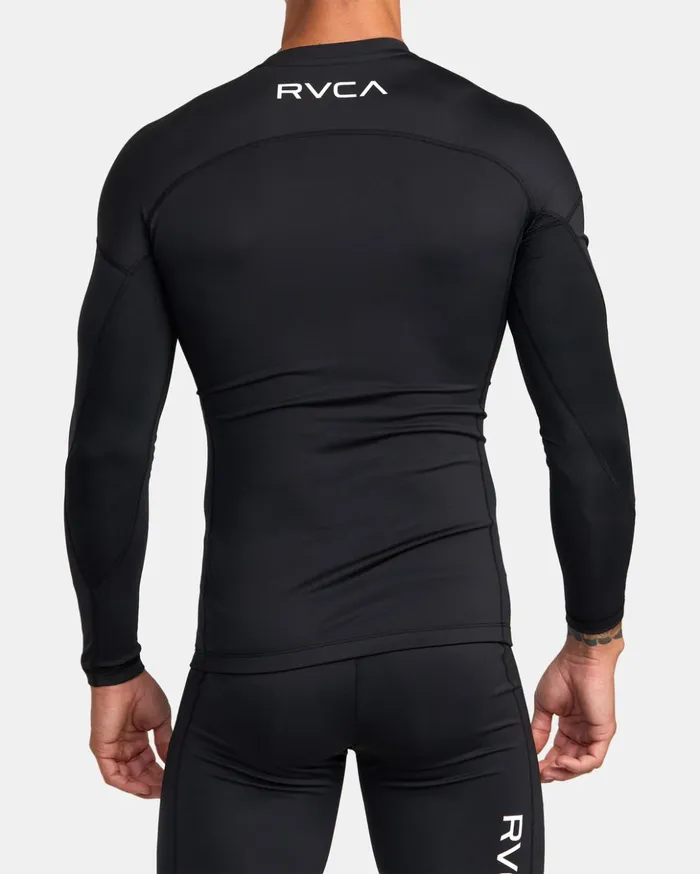 RVCA Long Sleeves VA Sport Long Sleeve Compression Top Black 8211 Men