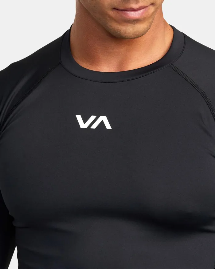 RVCA Long Sleeves VA Sport Long Sleeve Compression Top Black 8211 Men