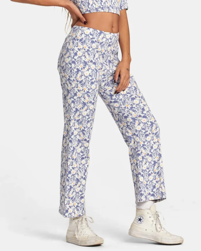 RVCA Pants Drip HighWaisted Pants Coast 8211 Women