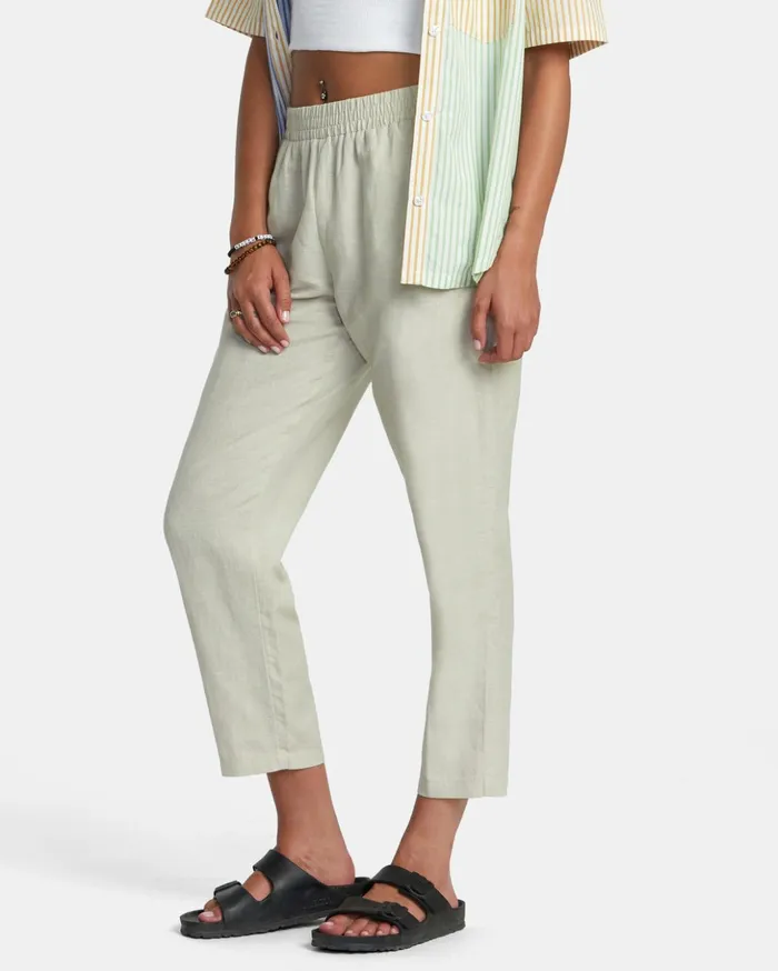RVCA Pants New Yume Woven Pants Chalk 8211 Women
