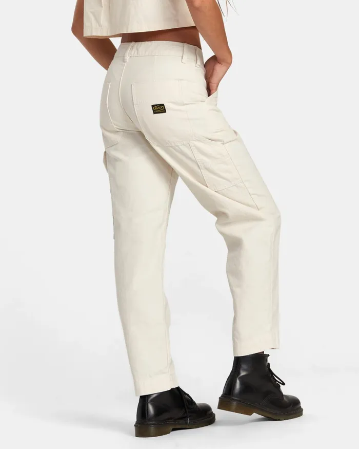 RVCA Pants Recession Workwear Pant Latte 8211 Women