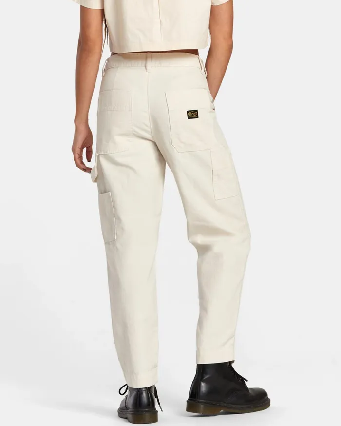 RVCA Pants Recession Workwear Pant Latte 8211 Women