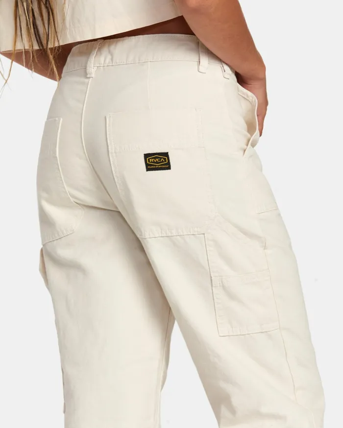 RVCA Pants Recession Workwear Pant Latte 8211 Women
