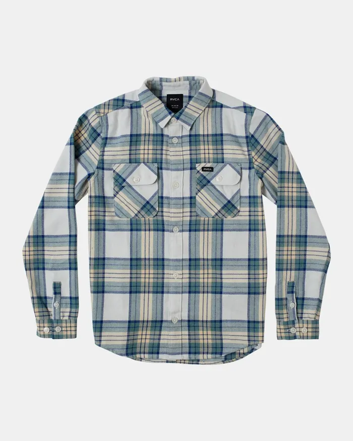 RVCA Shirts Flannels Boy039s Thatll Work Flannel Long Sleeve Shirt Margarita 8211 Boys RVCA Shirts Flannels Boy039s Thatll Work Flannel Long Sleeve Shirt Margarita 8211 Boys