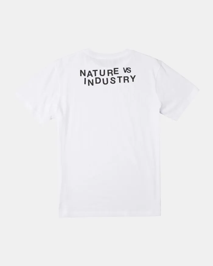 RVCA Short Sleeves Dial Up TShirt White 8211 Men
