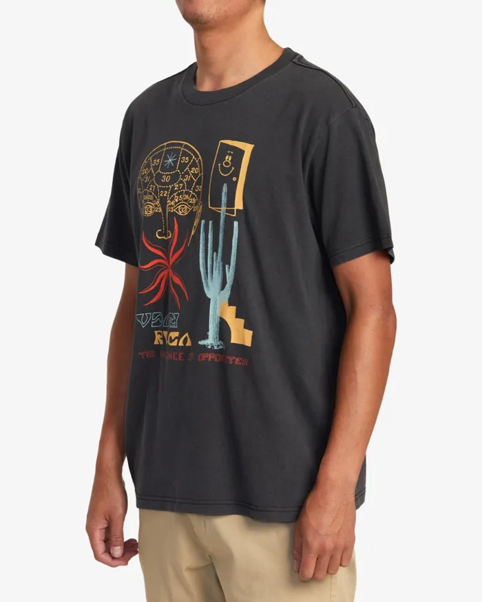 RVCA Short Sleeves Dreamscape Tee Black 8211 Men
