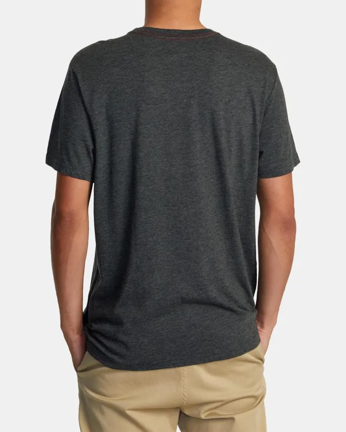 RVCA Short Sleeves Hawaii Fins Tee Black 8211 Men