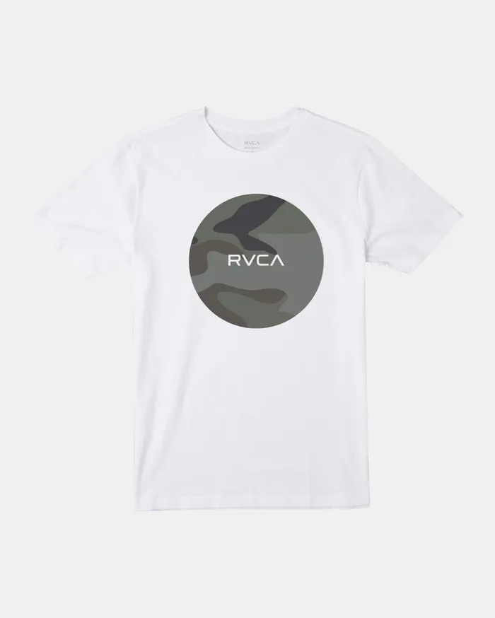 RVCA Short Sleeves Motors TShirt White 8211 Men