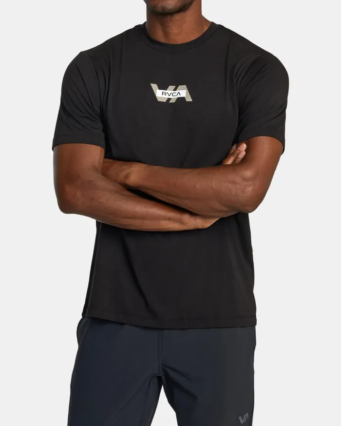 RVCA Short Sleeves RVCA Layer TShirt Black 8211 Men