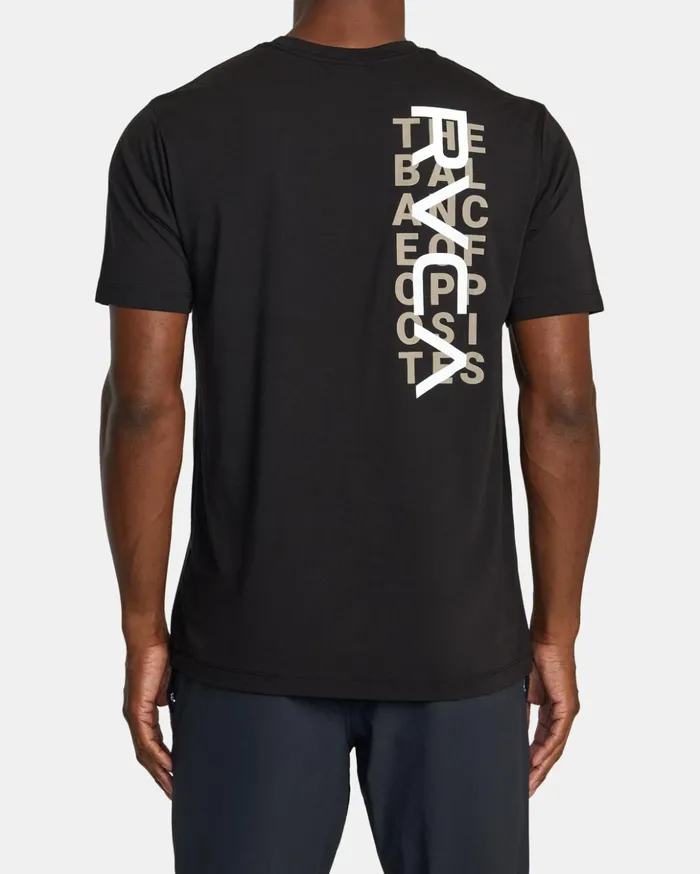 RVCA Short Sleeves RVCA Layer TShirt Black 8211 Men