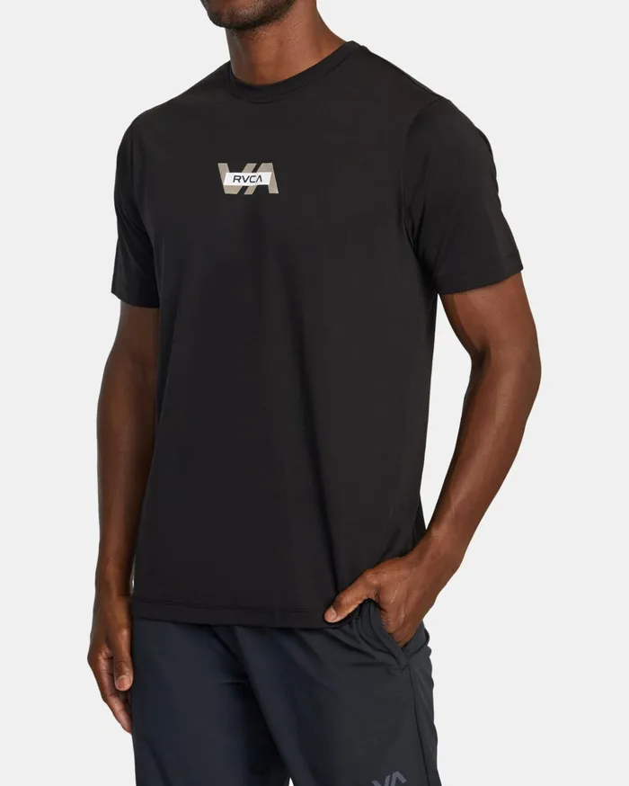 RVCA Short Sleeves RVCA Layer TShirt Black 8211 Men