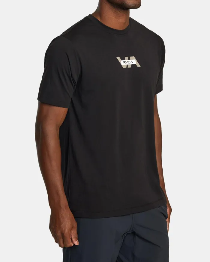 RVCA Short Sleeves RVCA Layer TShirt Black 8211 Men