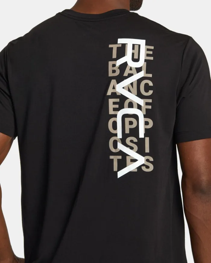 RVCA Short Sleeves RVCA Layer TShirt Black 8211 Men