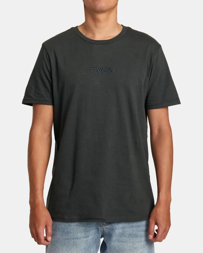RVCA Short Sleeves Small RVCA Tee Pirate Black 8211 Men