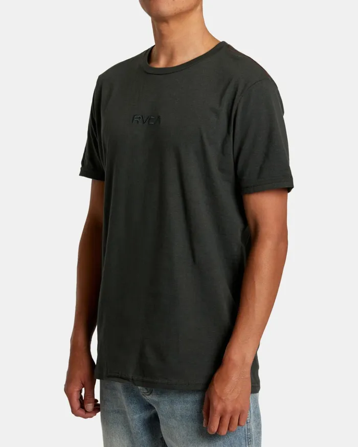 RVCA Short Sleeves Small RVCA Tee Pirate Black 8211 Men