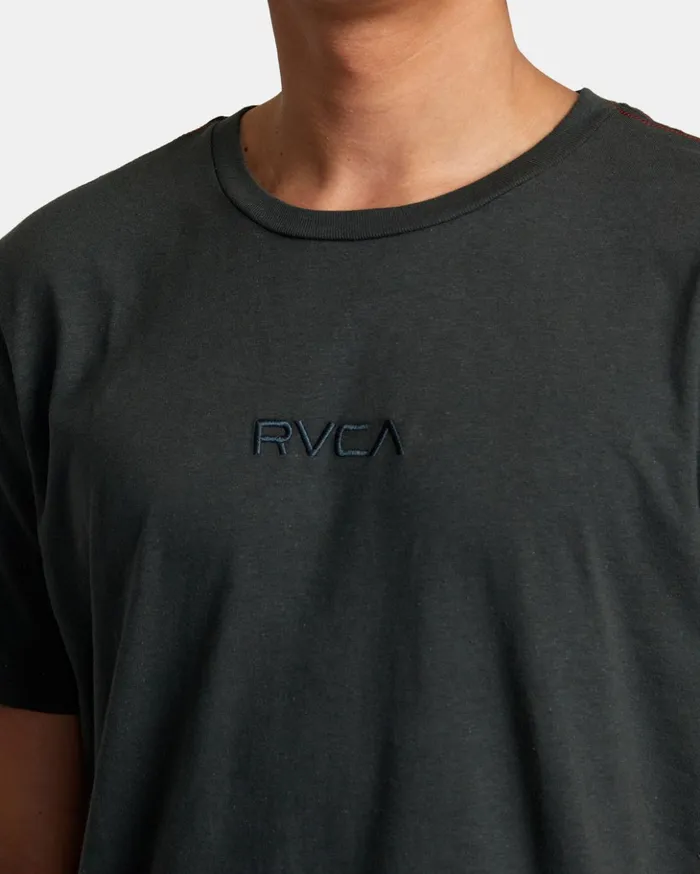 RVCA Short Sleeves Small RVCA Tee Pirate Black 8211 Men
