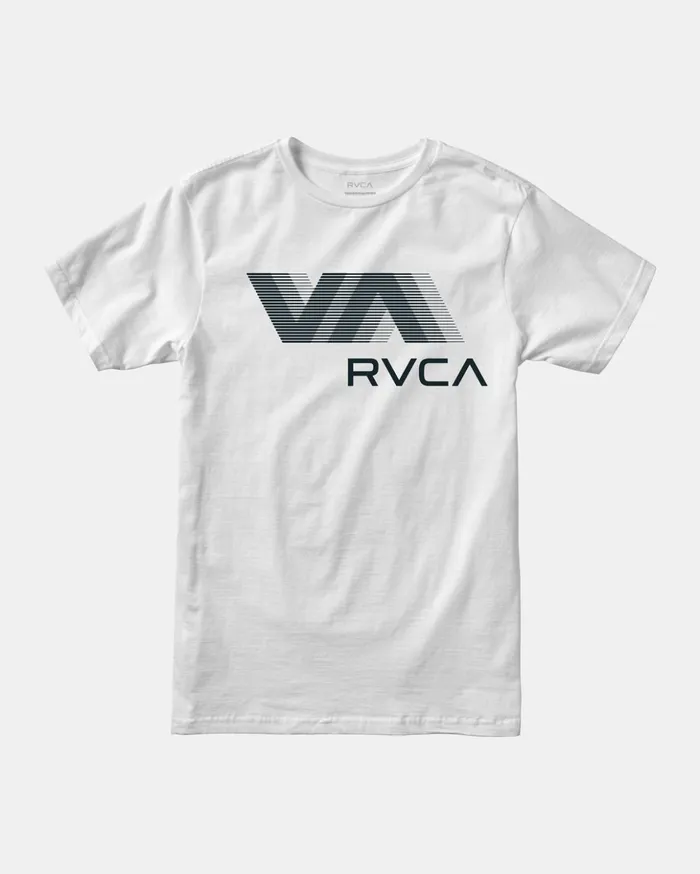 RVCA Short Sleeves VA RVCA Blur Tee White 8211 Men
