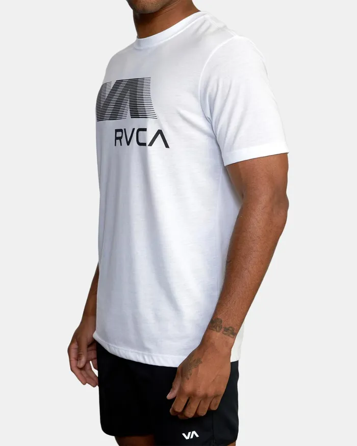 RVCA Short Sleeves VA RVCA Blur Tee White 8211 Men