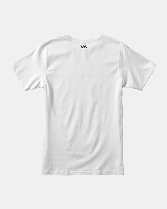 RVCA Short Sleeves VA RVCA Blur Tee White 8211 Men