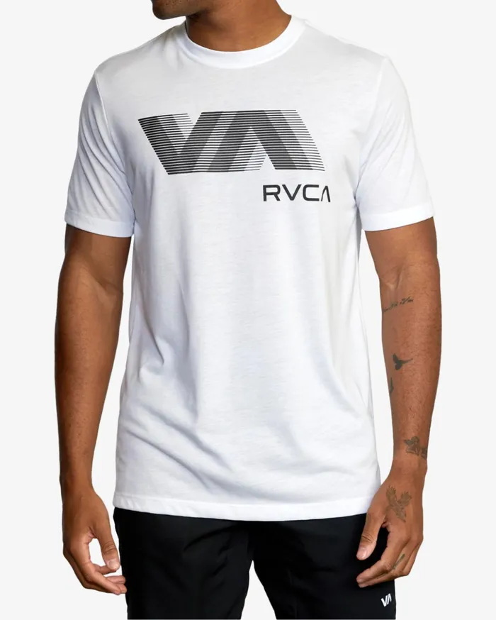 RVCA Short Sleeves VA RVCA Blur Tee White 8211 Men