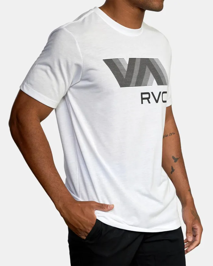 RVCA Short Sleeves VA RVCA Blur Tee White 8211 Men