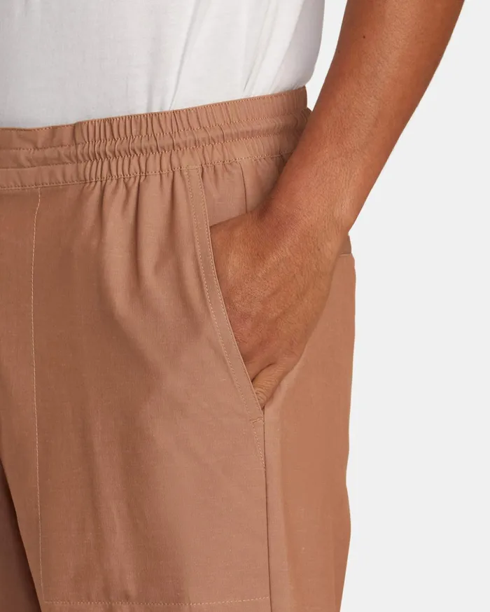 RVCA Shorts Hybrids All Time Hemp Hybrid 19034 Shorts Camel 8211 Men