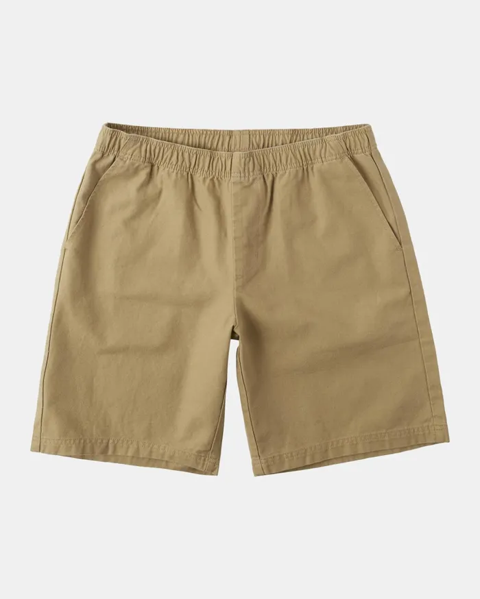 RVCA Shorts Hybrids HiGrade Elastic Waist 20034 Shorts Khaki 8211 Men