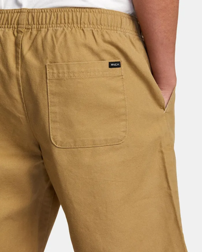 RVCA Shorts Hybrids HiGrade Elastic Waist 20034 Shorts Khaki 8211 Men
