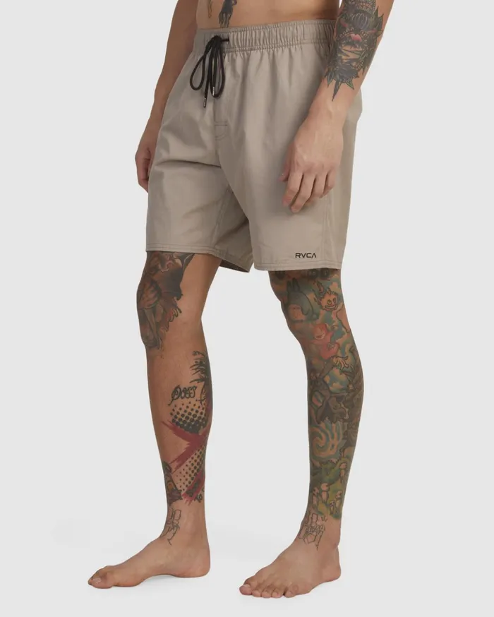 RVCA Shorts Hybrids Opposites Elastic Waist Hybrid Amphibian Shorts Timber 8211 Men RVCA Shorts Hybrids Opposites Elastic Waist Hybrid Amphibian Shorts Timber 8211 Men