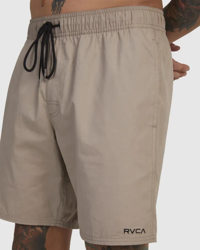 RVCA Shorts Hybrids Opposites Elastic Waist Hybrid Amphibian Shorts Timber 8211 Men RVCA Shorts Hybrids Opposites Elastic Waist Hybrid Amphibian Shorts Timber 8211 Men