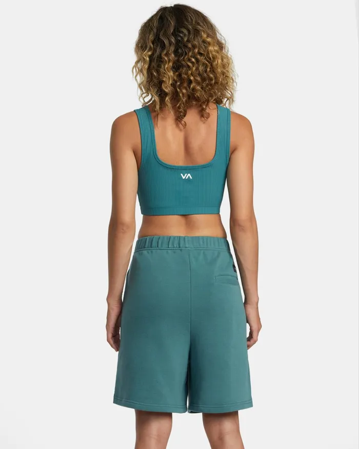 RVCA Shorts Hybrids Rose Machado Baggy Oversized Sweat Shorts Teal 8211 MenWomen RVCA Shorts Hybrids Rose Machado Baggy Oversized Sweat Shorts Teal 8211 MenWomen