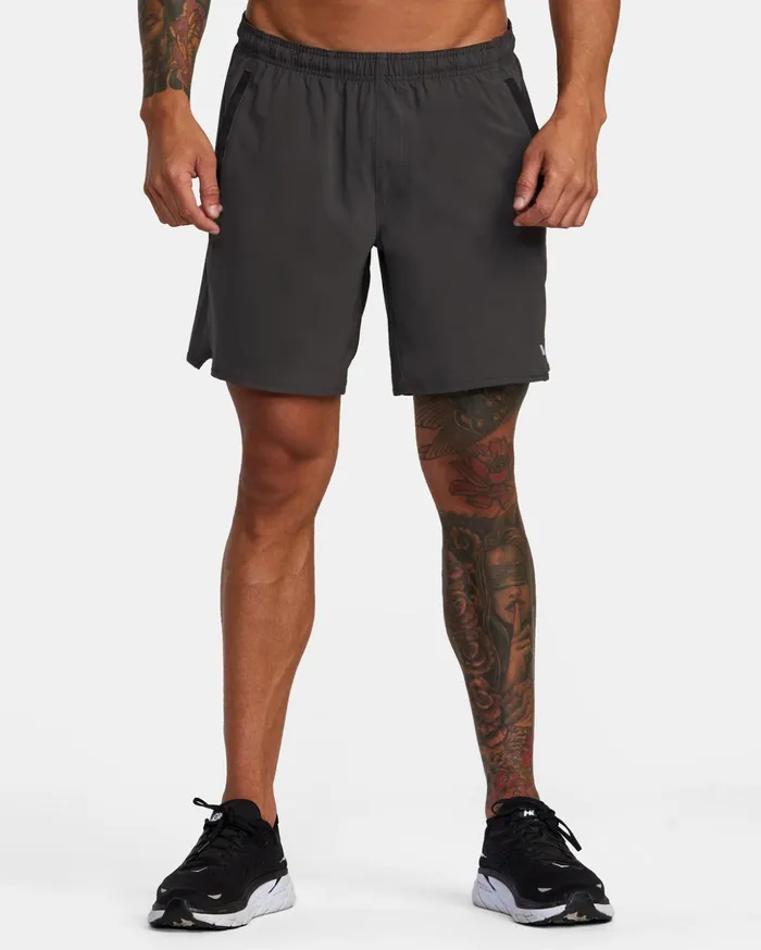 RVCA Shorts Hybrids YOGGER STRETCH ATHLETIC SHORTS 17034 Slate 8211 Men