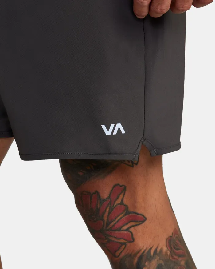 RVCA Shorts Hybrids YOGGER STRETCH ATHLETIC SHORTS 17034 Slate 8211 Men