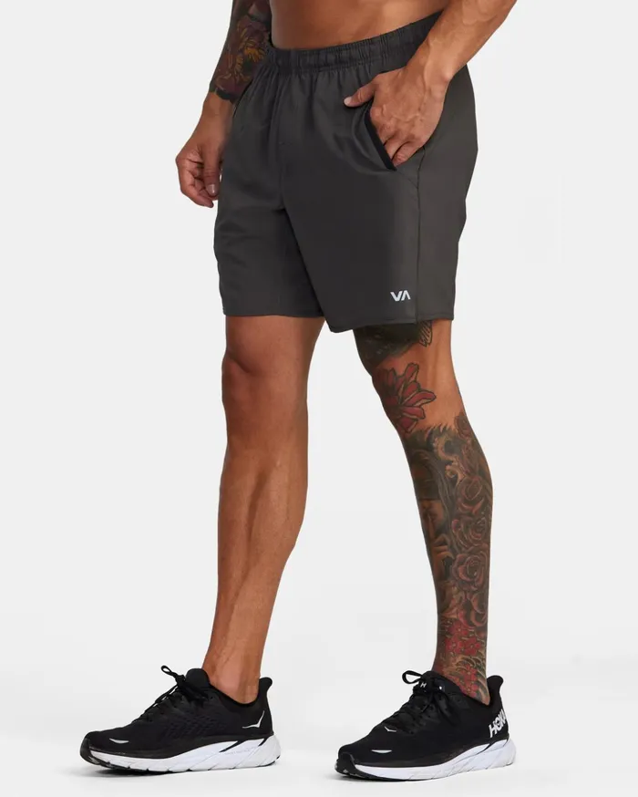 RVCA Shorts Hybrids YOGGER STRETCH ATHLETIC SHORTS 17034 Slate 8211 Men