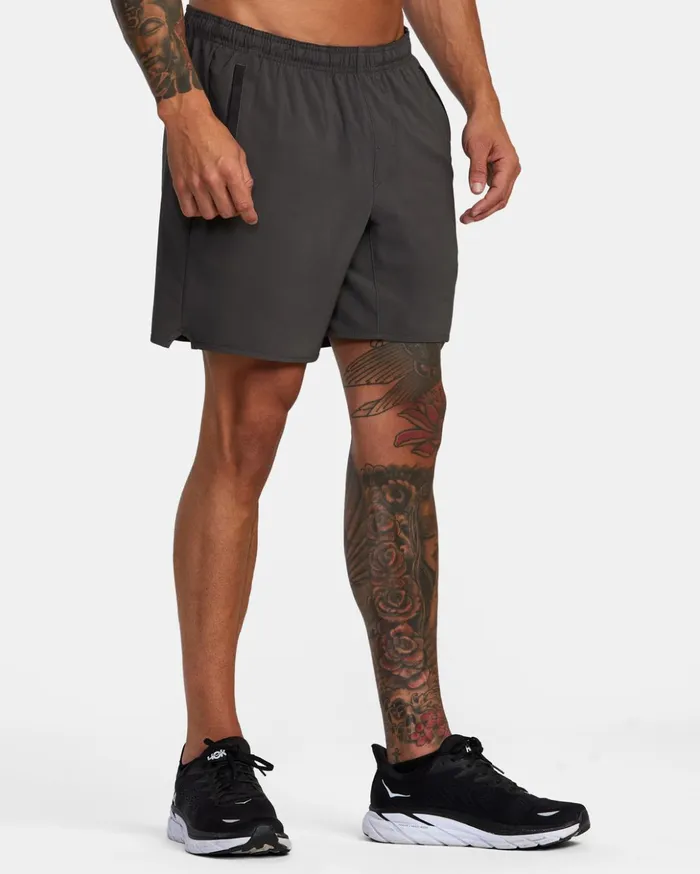 RVCA Shorts Hybrids YOGGER STRETCH ATHLETIC SHORTS 17034 Slate 8211 Men