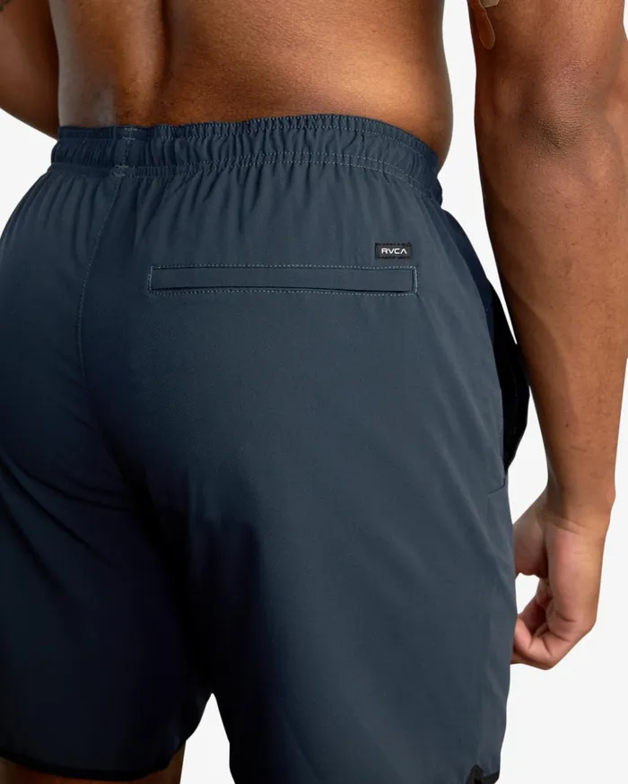 RVCA Shorts Hybrids YOGGER STRETCH ATHLETIC SHORTS 17034 Slate 8211 Men