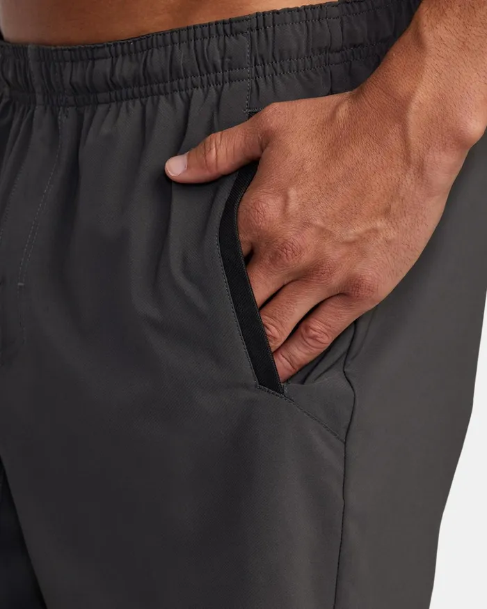 RVCA Shorts Hybrids YOGGER STRETCH ATHLETIC SHORTS 17034 Slate 8211 Men