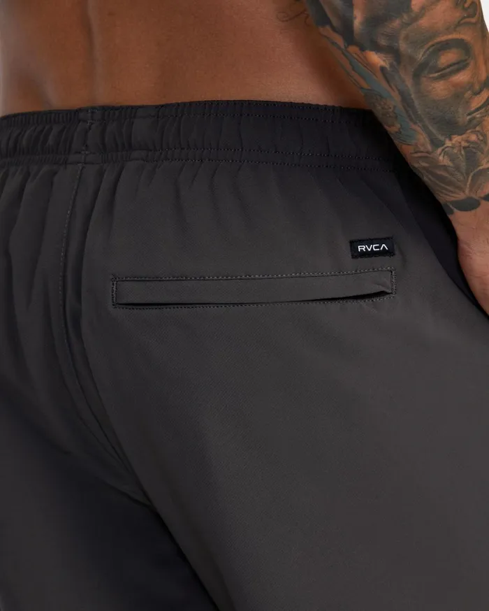 RVCA Shorts Hybrids YOGGER STRETCH ATHLETIC SHORTS 17034 Slate 8211 Men