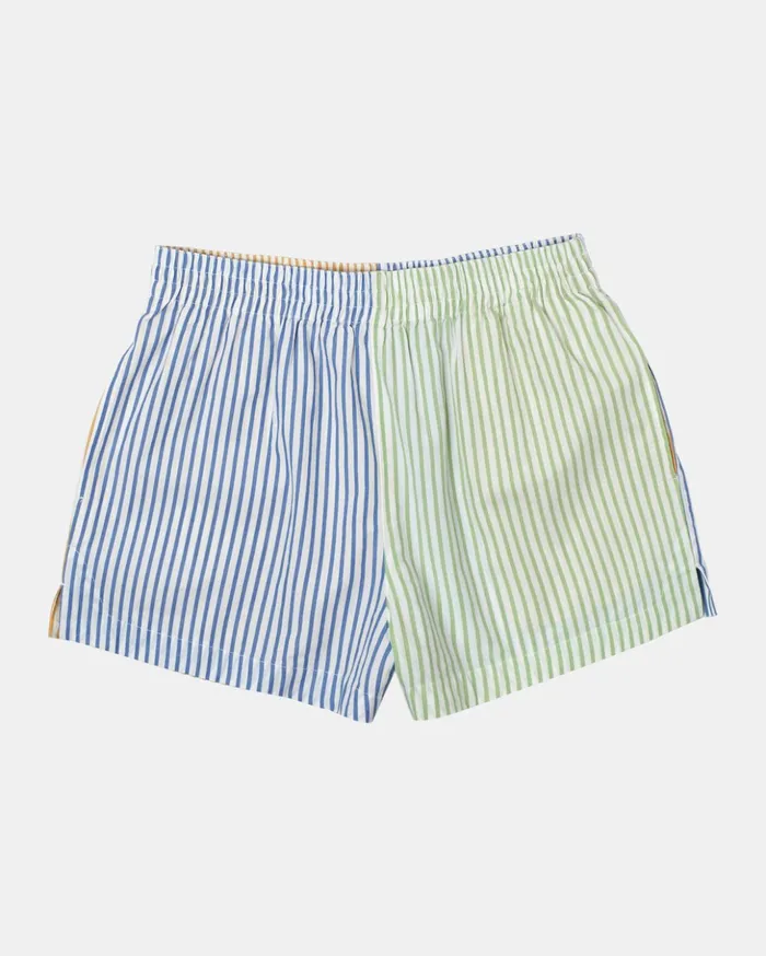 RVCA Shorts Skirts Sawyer Stripe Elastic Shorts Multi 8211 Women
