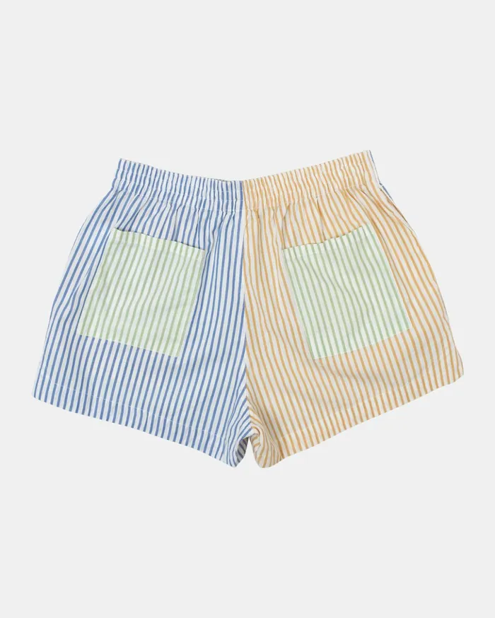 RVCA Shorts Skirts Sawyer Stripe Elastic Shorts Multi 8211 Women