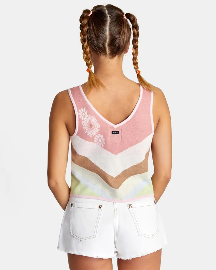 RVCA Sweaters The Trouble Tank Top Multi 8211 Women