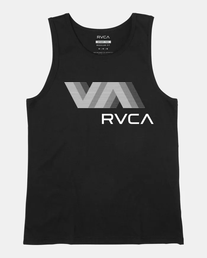 RVCA Tank Tops VA RVCA Blur Tank Top Black 8211 Men