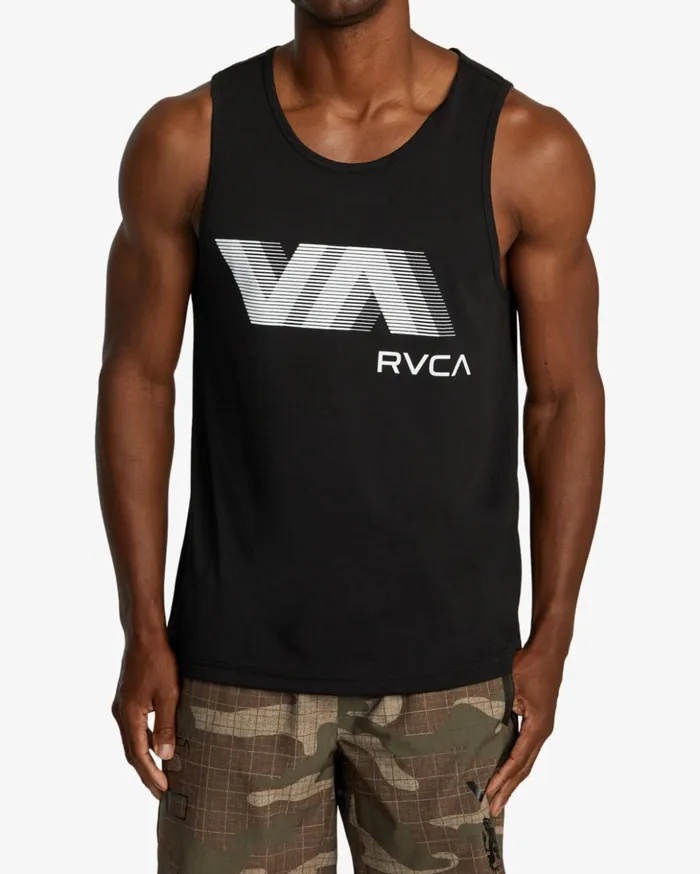 RVCA Tank Tops VA RVCA Blur Tank Top Black 8211 Men